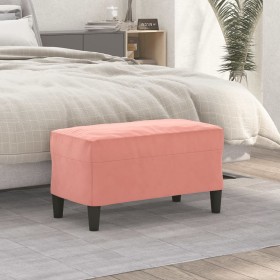 Rosa Samtbank 70x35x41 cm von vidaXL, Banken - Ref: Foro24-349400, Preis: 49,23 €, Rabatt: %