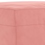 Banco de terciopelo rosa 70x35x41 cm de vidaXL, Bancos - Ref: Foro24-349400, Precio: 49,23 €, Descuento: %