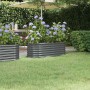 Jardinera acero galvanizado antracita 114x40x36 cm