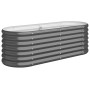 Jardinera acero galvanizado antracita 114x40x36 cm