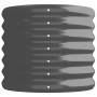 Jardinera acero galvanizado antracita 114x40x36 cm