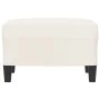 Cream synthetic leather footrest 60x50x41 cm by vidaXL, Ottomans - Ref: Foro24-349336, Price: 57,11 €, Discount: %