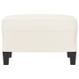 Fußstütze aus Kunstleder creme 60x50x41 cm von vidaXL, Osmanen - Ref: Foro24-349336, Preis: 57,93 €, Rabatt: %