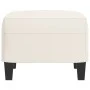 Fußstütze aus Kunstleder creme 60x50x41 cm von vidaXL, Osmanen - Ref: Foro24-349336, Preis: 59,41 €, Rabatt: %