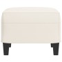 Fußstütze aus Kunstleder creme 60x50x41 cm von vidaXL, Osmanen - Ref: Foro24-349336, Preis: 57,93 €, Rabatt: %