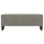 Banco de terciopelo gris claro 100x35x41 cm by vidaXL, Banks - Ref: Foro24-349421, Price: 57,81 €, Discount: %