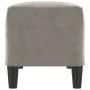 Banco de terciopelo gris claro 100x35x41 cm by vidaXL, Banks - Ref: Foro24-349421, Price: 57,81 €, Discount: %