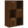 Oak brown storage cabinet 60x29.5x90 cm by vidaXL, Bookcases and shelves - Ref: Foro24-815455, Price: 74,58 €, Discount: %