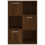 Oak brown storage cabinet 60x29.5x90 cm by vidaXL, Bookcases and shelves - Ref: Foro24-815455, Price: 74,58 €, Discount: %