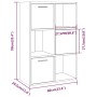 Oak brown storage cabinet 60x29.5x90 cm by vidaXL, Bookcases and shelves - Ref: Foro24-815455, Price: 74,58 €, Discount: %