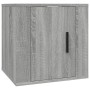 Set de muebles para TV 8 pzas madera contrachapada gris Sonoma