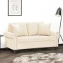Decorative cushions 2 units cream velvet 40x40 cm by vidaXL, Cushions - Ref: Foro24-349493, Price: 21,03 €, Discount: %