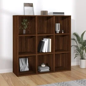 Estantería marrón roble 98x29x97,5 cm de vidaXL, Librerías y estanterías - Ref: Foro24-815452, Precio: 67,99 €, Descuento: %