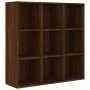 Eichenbraunes Regal 98x29x97,5 cm von vidaXL, Bücherregale und Regale - Ref: Foro24-815452, Preis: 67,99 €, Rabatt: %