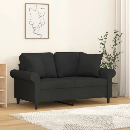 Decorative cushions 2 pcs black fabric 40x40 cm by vidaXL, Cushions - Ref: Foro24-349475, Price: 21,79 €, Discount: %