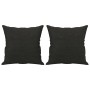 Dekokissen 2 Stück aus schwarzem Stoff 40x40 cm von vidaXL, Kissen - Ref: Foro24-349475, Preis: 24,42 €, Rabatt: %