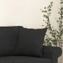 Dekokissen 2 Stück aus schwarzem Stoff 40x40 cm von vidaXL, Kissen - Ref: Foro24-349475, Preis: 21,79 €, Rabatt: %