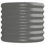 Jardinera de acero galvanizado gris 152x40x36cm