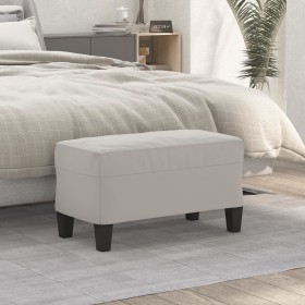 Light gray microfiber fabric bench 70x35x41 cm by vidaXL, Banks - Ref: Foro24-349446, Price: 47,55 €, Discount: %