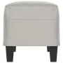 Light gray microfiber fabric bench 70x35x41 cm by vidaXL, Banks - Ref: Foro24-349446, Price: 46,88 €, Discount: %