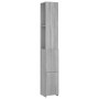 Mueble de baño madera de ingeniería gris Sonoma 25x26,5x170 cm de vidaXL, Muebles de baño - Ref: Foro24-815961, Precio: 71,34 €