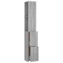 Mueble de baño madera de ingeniería gris Sonoma 25x26,5x170 cm de vidaXL, Muebles de baño - Ref: Foro24-815961, Precio: 71,34 €