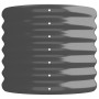 Jardinera arriate acero galvanizado antracita 152x40x36 cm