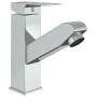 Waschtischarmatur mit herausziehbarer Funktion, verchromt, 157x172 mm von vidaXL, Wasserhähne - Ref: Foro24-149075, Preis: 38...