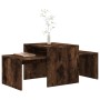 Smoked oak plywood center table set 100x48x40cm by vidaXL, Coffee table - Ref: Foro24-815546, Price: 47,83 €, Discount: %