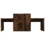 Mitteltischset aus geräuchertem Eichensperrholz, 100 x 48 x 40 cm von vidaXL, Couchtisch - Ref: Foro24-815546, Preis: 51,96 €...