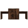 Mitteltischset aus geräuchertem Eichensperrholz, 100 x 48 x 40 cm von vidaXL, Couchtisch - Ref: Foro24-815546, Preis: 49,37 €...