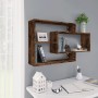Smoked oak plywood wall shelf 104x20x58.5 cm by vidaXL, Shelves and shelves - Ref: Foro24-815288, Price: 37,27 €, Discount: %