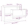 Smoked oak plywood wall shelf 104x20x58.5 cm by vidaXL, Shelves and shelves - Ref: Foro24-815288, Price: 37,27 €, Discount: %