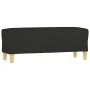 Black fabric bench 100x35x41 cm by vidaXL, Banks - Ref: Foro24-349379, Price: 59,39 €, Discount: %