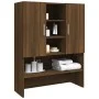 Brown oak washing machine cabinet 70.5x25.5x90 cm by vidaXL, Accessories for washing machines and dryers - Ref: Foro24-815947...