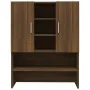 Brown oak washing machine cabinet 70.5x25.5x90 cm by vidaXL, Accessories for washing machines and dryers - Ref: Foro24-815947...