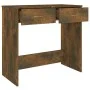 Schreibtisch aus geräuchertem Eichensperrholz, 80 x 40 x 75 cm von vidaXL, Schreibtische - Ref: Foro24-815474, Preis: 50,89 €...