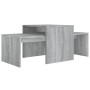 Gray Sonoma engineered wood coffee table 100x48x40cm by vidaXL, Coffee table - Ref: Foro24-815547, Price: 48,18 €, Discount: %