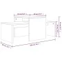 Sonoma grau Holzwerkstoff Couchtisch Set 100x48x40c von vidaXL, Couchtisch - Ref: Foro24-815547, Preis: 51,73 €, Rabatt: %