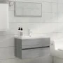 Mueble de lavabo madera contrachapada gris Sonoma 80x38,5x45cm de vidaXL, Muebles de baño - Ref: Foro24-815652, Precio: 53,87...