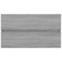 Mueble de lavabo madera contrachapada gris Sonoma 80x38,5x45cm