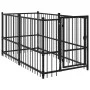 Hundezwinger aus schwarzem Stahl 193,5x97x100 cm von vidaXL, Zubehör für Hundehütten und Zäune - Ref: Foro24-171627, Preis: 1...