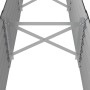 Jardinera acero galvanizado antracita 224x40x36 cm