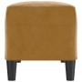 Banco de terciopelo marrón 100x35x41 cm de vidaXL, Bancos - Ref: Foro24-349428, Precio: 57,12 €, Descuento: %