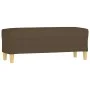 Banco de tela marrón 100x35x41 cm by vidaXL, Banks - Ref: Foro24-349378, Price: 61,53 €, Discount: %