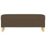 Banco de tela marrón 100x35x41 cm de vidaXL, Bancos - Ref: Foro24-349378, Precio: 62,45 €, Descuento: %
