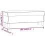 Banco de tela marrón 100x35x41 cm by vidaXL, Banks - Ref: Foro24-349378, Price: 61,53 €, Discount: %