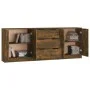 3-teiliges Sideboard aus geräuchertem Eichenholz von vidaXL, Sideboards - Ref: Foro24-3115785, Preis: 187,42 €, Rabatt: %