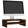 Smoked oak plywood monitor stand 42x24x13 cm by vidaXL, TV Furniture - Ref: Foro24-815267, Price: 21,89 €, Discount: %