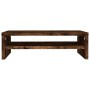 Soporte monitor madera contrachapada roble ahumado 42x24x13 cm de vidaXL, Muebles TV - Ref: Foro24-815267, Precio: 23,11 €, D...